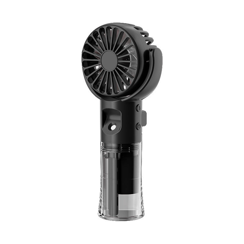 Ventilateur 2 en 1 noir portatif