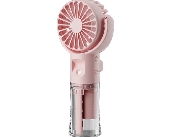 Ventilateur 2 en 1 rose portatif