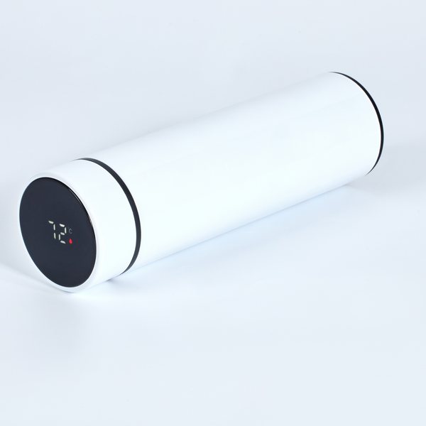 Thermos en Inox blanc 2 en 1