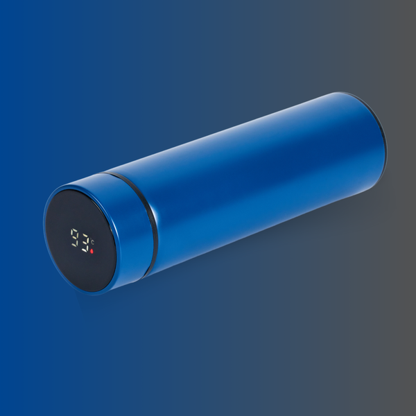Thermos en Inox bleu 2 en 1