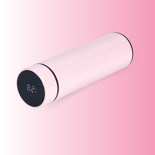 Thermos en Inox rose 2 en 1