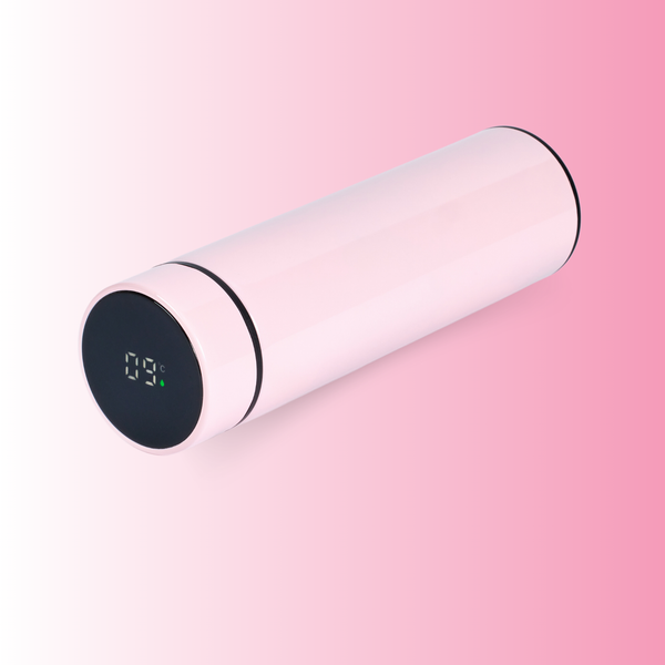 Thermos en Inox rose 2 en 1